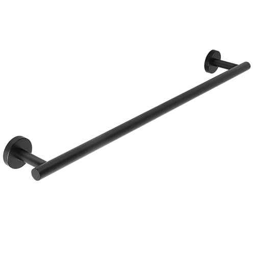 Towel Racks for Bathroom 24 Inch (Matte Black / 24" (21" Hanging Length))
