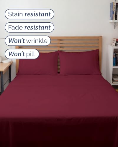 Full XL Sheets (25 - Burgundy / Full XL)
