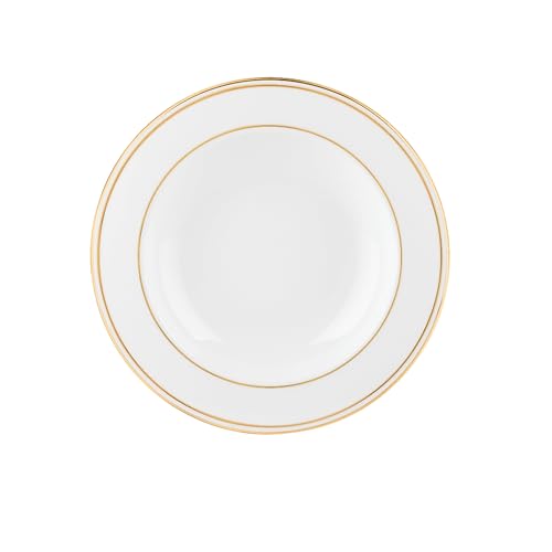 100110362 Federal Gold Rimmed Bowl (Pasta/Soup Bowl)