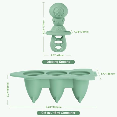 Astronaut Ice Pop Mould Set (Pea Green)