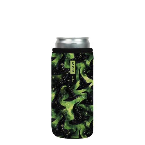 CanSok Sleeve for Beer & Soda Insulated Neoprene Cover (Born to Fly / 12oz Slim Can Sleeve)