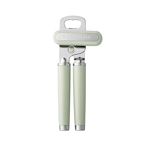 Classic Multifunction Can Opener and Bottle Opener Easy to Use (Pistachio / 8.34-Inch)