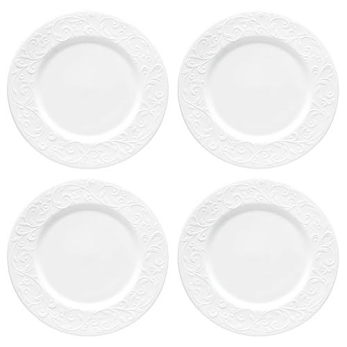 891292 Opal Innocence Carved 4 (4 Count / Dinner Plates, Set of 4)