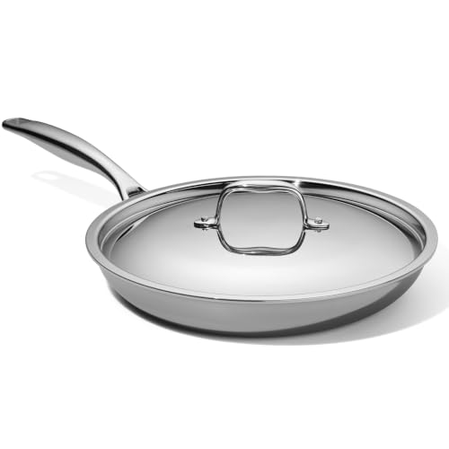 5 Ply Stainless Steel 12 (12" Frying Pan + Lid)