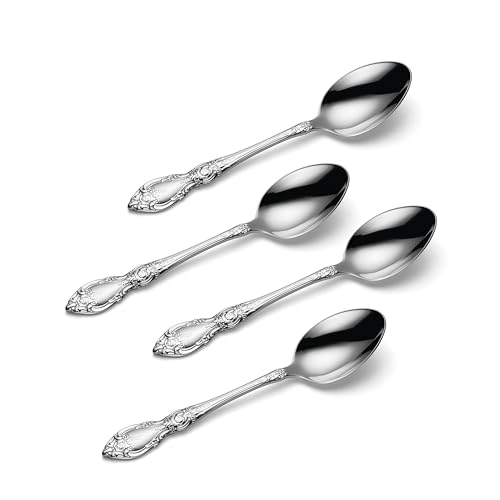 Wordsworth Teaspoons Silverware Set for 4 (Service for 4 / Teaspoons, Set of 4)