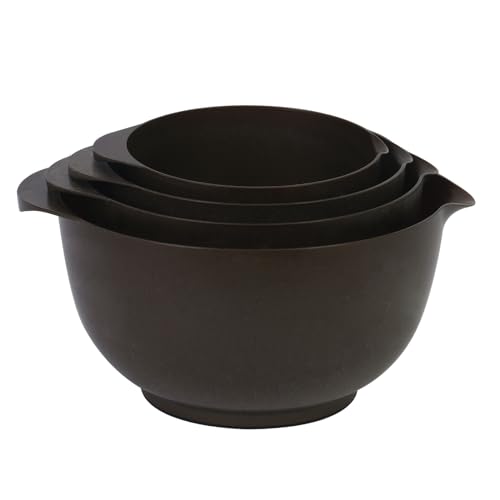 4.5 Quart Large Plastic Mixing Bowls (Brown)