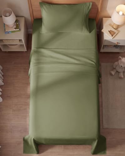 Twin Size 3 Piece Sheet Set (15 - Sage Green / Twin)