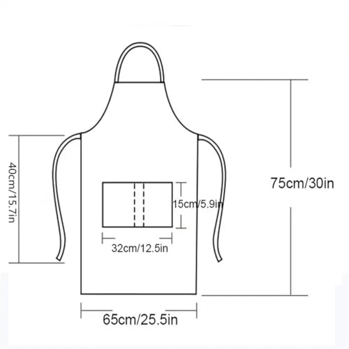 4 Pack Bib Chef Apron (4 Count)