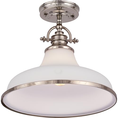 Grant 13.5" Pendant Light (Brushed Nickel)
