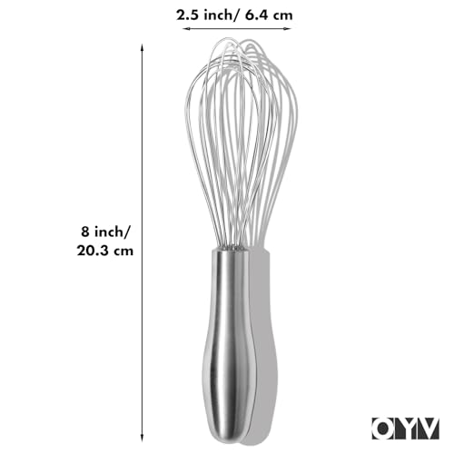 8" Small Whisk (8 inch silver)