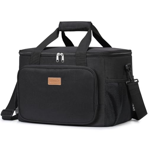 Insulated Lunch Box for Men (Black / Mega (33L))