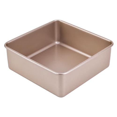 8 Inch Nonstick Deep Square Cake Pan with Removable Bottom (8" Deep Square)