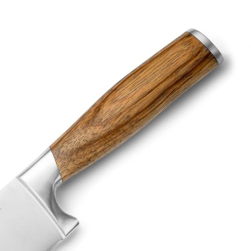 Zebra Wood 6 Piece BBQ Knife Set (Zebra Wood)