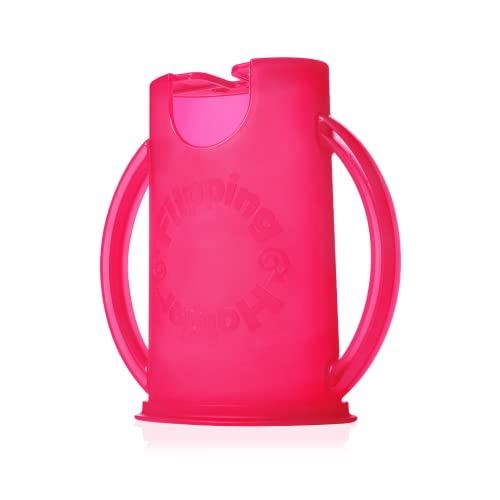 Squeeze Proof Food Pouch Holder for Toddlers (Green & Pink)