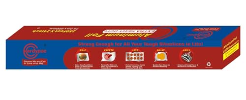 24 Inch Extra Wide Extra Heavy Duty Aluminum Foil Roll (500 Sq Ft)