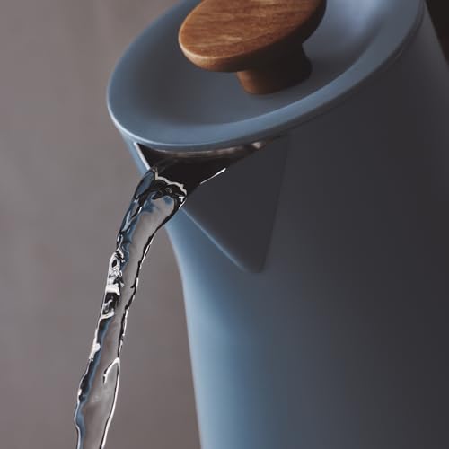 Corvo EKG Pro Small Electric Tea Kettle for Coffee (Hazy Blue with Maple Handle + Lid Pull / Corvo EKG Pro)