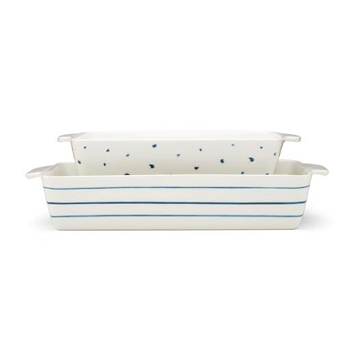 Blue Bay Dinnerware & Serveware Collection (Rectangular Baker, Set of 2)