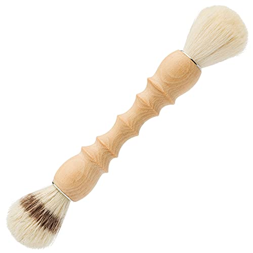 Double Dust Brush with Oiled Beechwood Handle