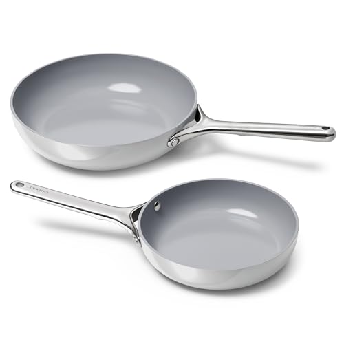 Non-Stick 2-pc Fry Pan Set (Gray / 2-pc Set)