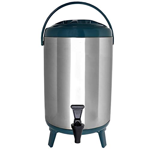 Stainless Steel Insulated Beverage Dispenser (12 Liter / Teal)