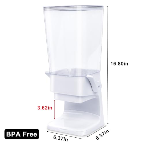 Cereal Dispenser Countertop (White / Large)