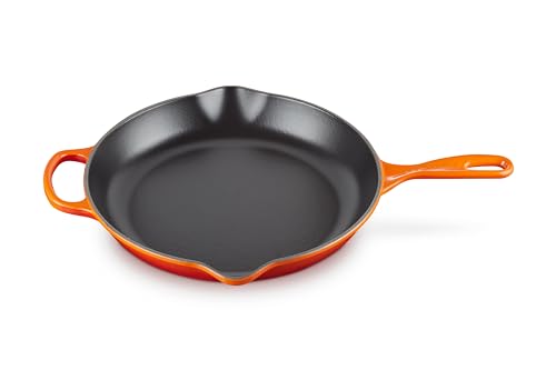 Enameled Cast Iron Signature Round Skillet (11.75" / Flame)