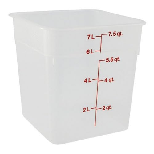 8SFSPP190 8 qt Polypropylene Food Storage Container (8 QT)