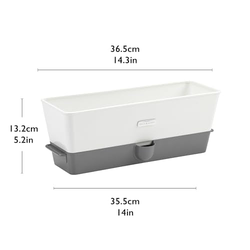 Burwell Self Watering Potted Herb Keeper (Triple Fresh Herb Keeper)
