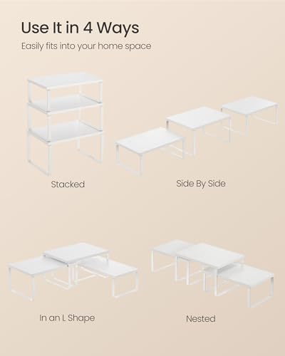 Cabinet Organizer Shelf (3 Count)