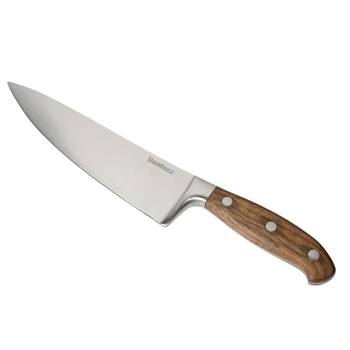 8 Inch German Steel Chef's Knife W (Walnut Wood)
