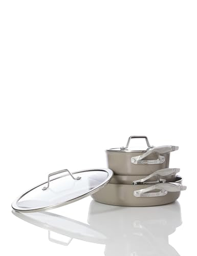 Premier Ceramic Nonstick 5 (5-Piece Set / Mushroom Grey)
