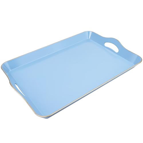 Light Blue Decorative Tray (Light Blue)