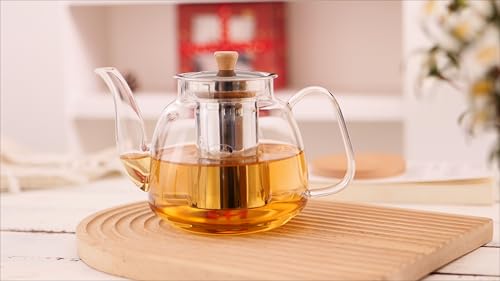 Glass Teapot with Infuser (37.5oz(1100ml))