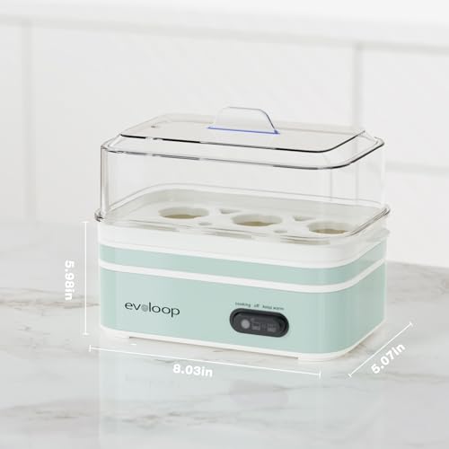 Rapid Egg Cooker Electric 6 Eggs Capacity (light green)