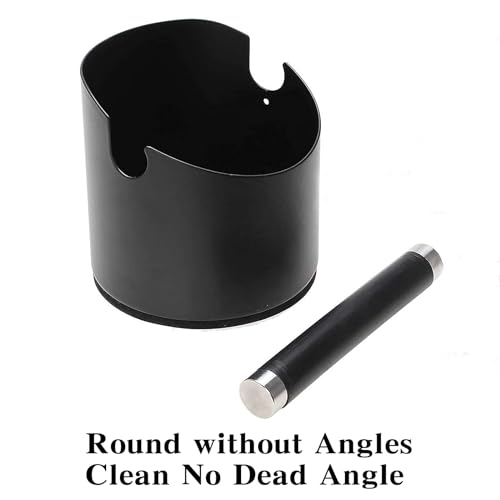 Italian Espresso Knock Box (Black)