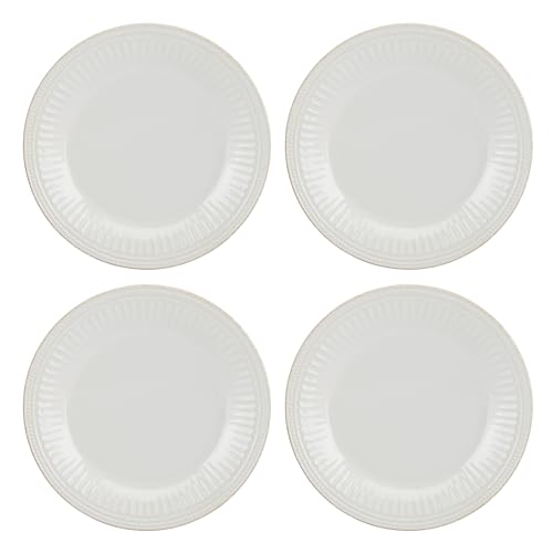 895721 French Perle Groove Dinner Plates (Dinner Plates, Set of 4)
