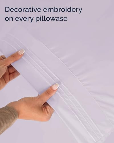 Twin XL 3 Piece Sheet Set (33 - Light Lavender / Twin XL)