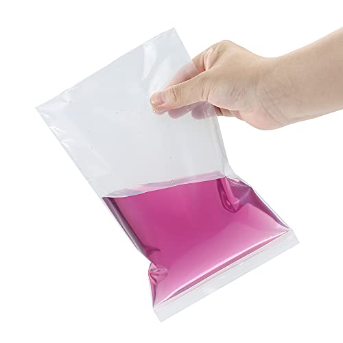 100Pcs 6"x9" Thick 3Mil Clear Zip Seal Lock Poly Reclosable Plastic Bags (100 Count)