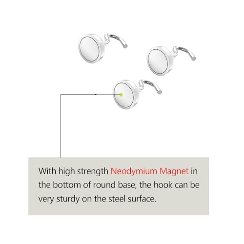 Heavy Duty Magnetic Hooks 5 (32 Count)