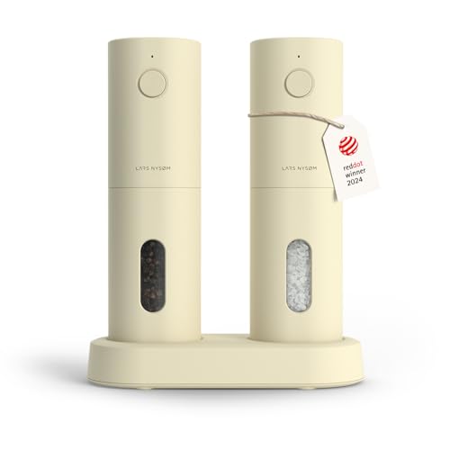 Electric Salt and Pepper Grinder Set