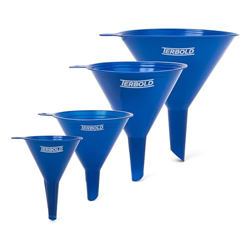 4pc Funnel Nesting Set in BPA Free Plastic for Kitchen Cooking
