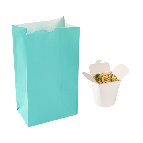 Turquoise Paper Bag (12 lb / Turquoise)