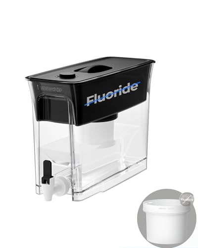 WFD-02L 35-Cup Water Filter Dispenser, Fluoride Reduction, Black (Black)