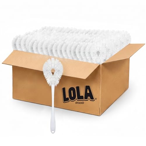 Toilet Bowl Brush Curved Head (Loop Style Bowl Brush / 36 Pack)