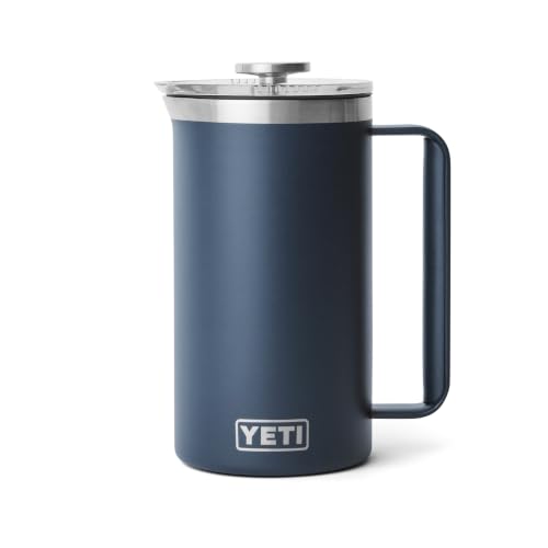 Rambler 34 oz. French Press Coffee Maker (34 Ounce / Navy)