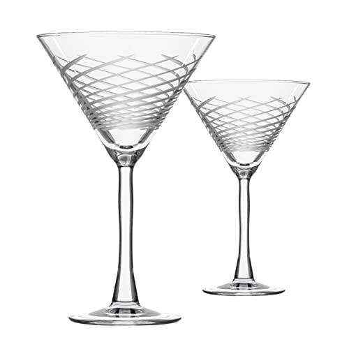 Cyclone 10 Ounce Martini Glasses (2 Count)