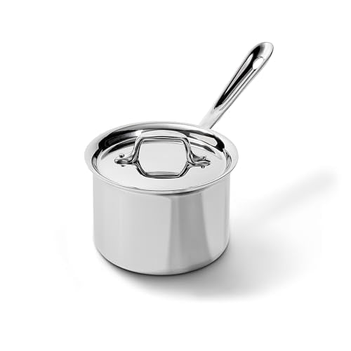 D3 Stainless Steel 2 Qt Saucepan with Lid (2 Quarts)