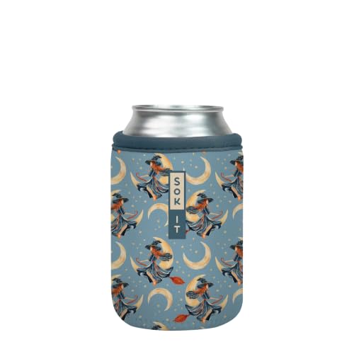 CanSok Sleeve for Beer & Soda Insulated Neoprene Cover (Witching Hour / 12oz Can Sleeve)