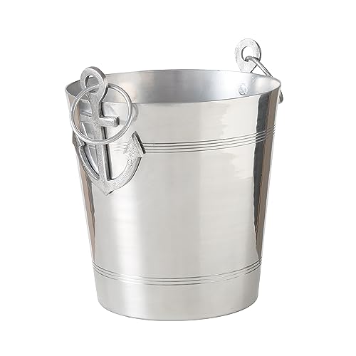 Nautical Ice Bucket with Anchor Handles