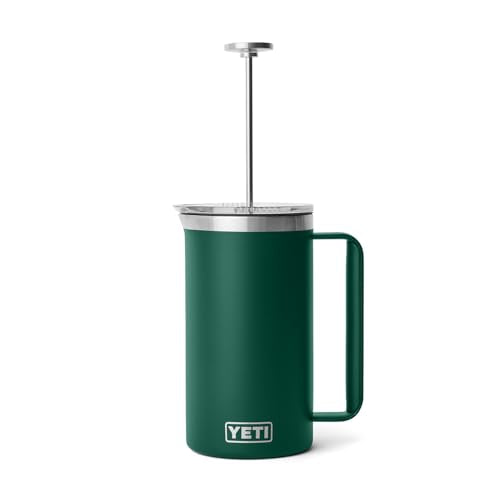 Rambler 34 oz. French Press Coffee Maker (34 Ounce / Black Forest Green)